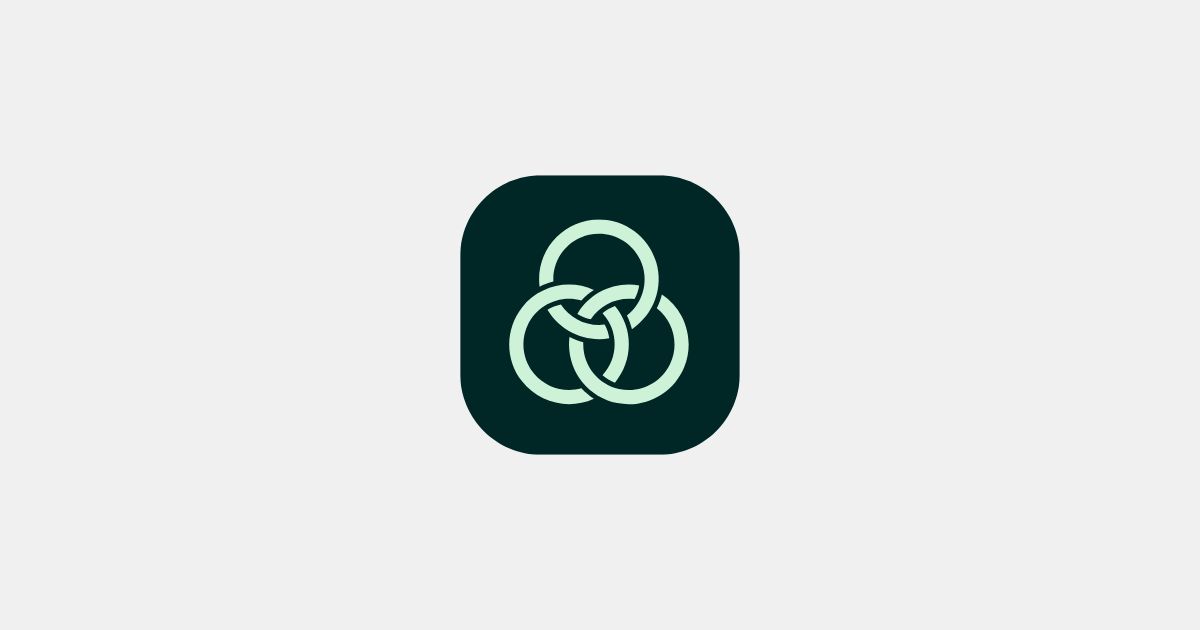 3 miteinander verbundene grüne Ringe sind das HSDSYNC Icon. Sie stehen symbolisch für die Verbindung zwischen HubSpot Stripe und DATEV oder die HubSpot DATEV Schnittstelle