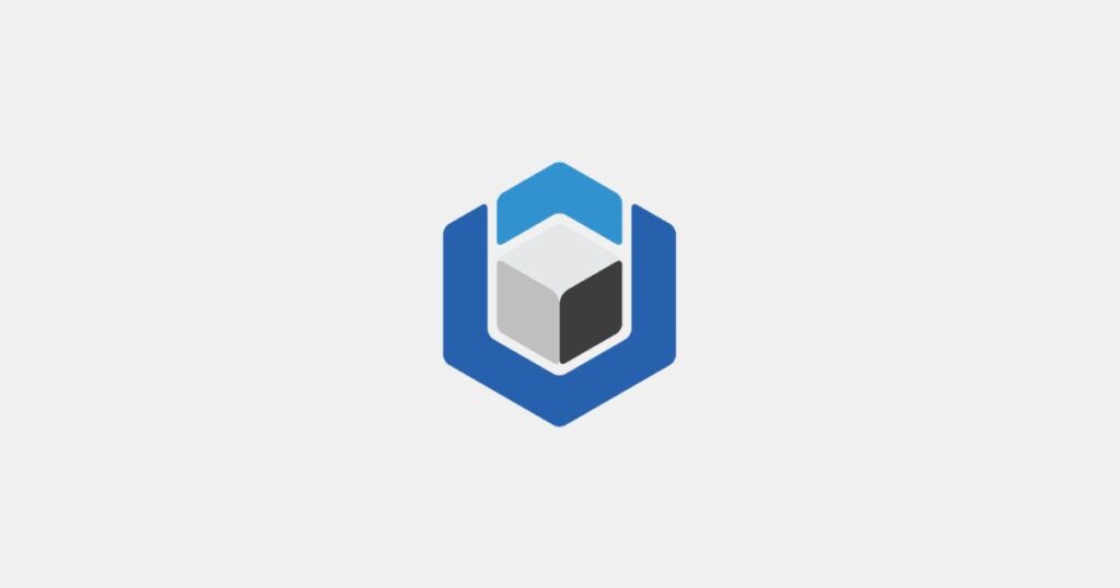 Das axesWord Logo ist ein Sechseck und beinhaltet einen grauen Würfel mit einem blauen Rahmen.