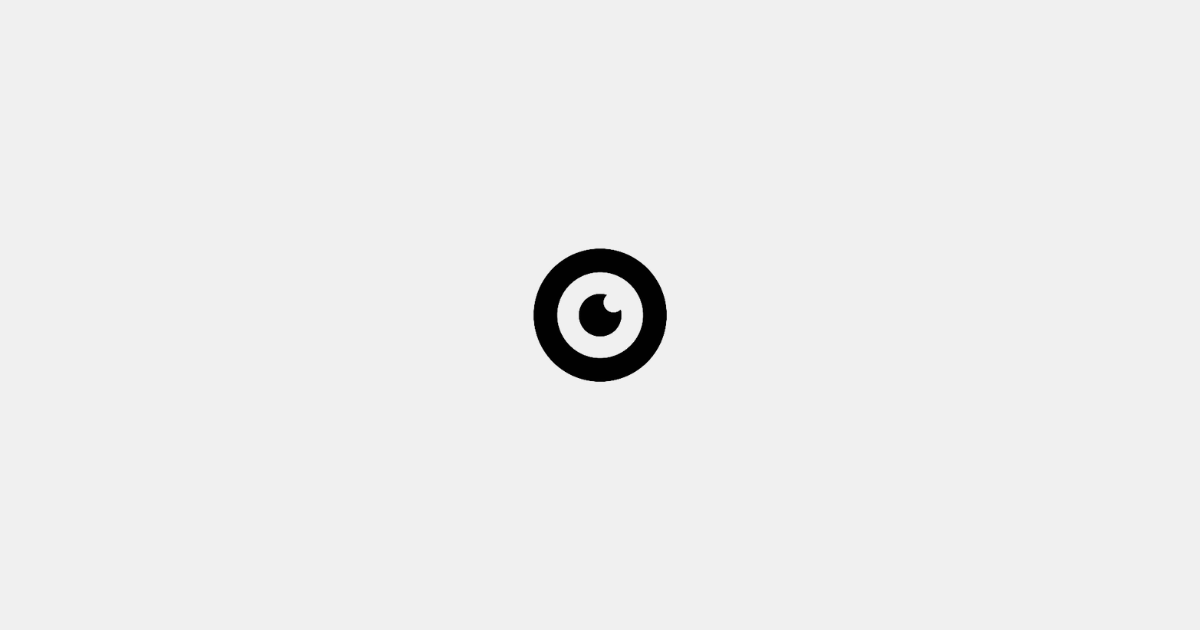 Ein schwarzer Kreis und ein mondförmiges Element stellen das Eye Able Icon symbolisch als Auge dar