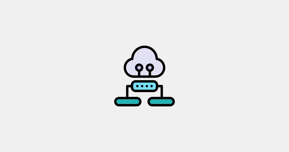 Ein Cloud Icon und Waben mit Linien verbunden als Symbol für die HubSpot DATEV Schnittstelle