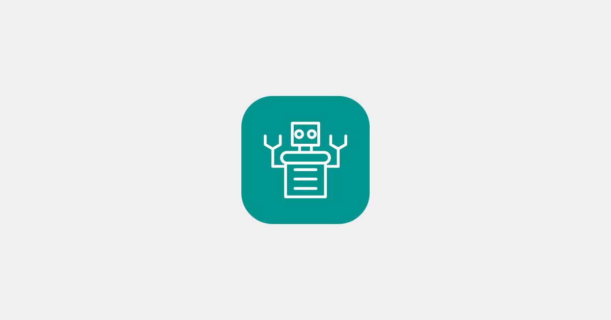 Ein Icon eines Roboters steht symbolisch für KI Systeme und die llms.txt Datei